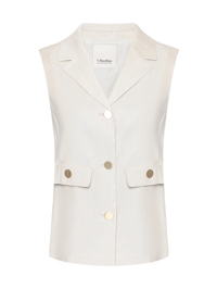 Max Mara Жилет из льна и модала