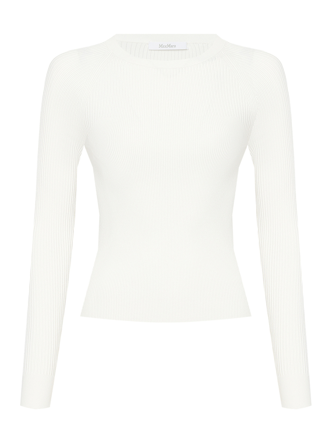 Max Mara Трикотажный джемпер с длинными рукавами