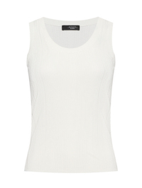 Weekend Max Mara Трикотажный топ с круглым вырезом