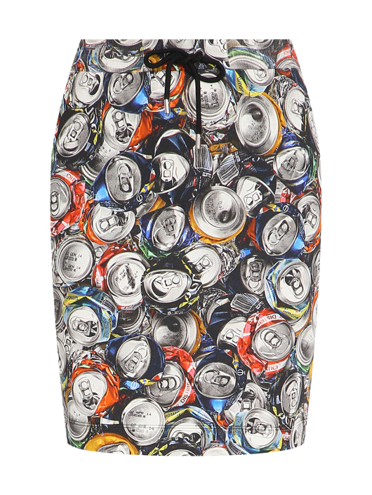 Moschino Трикотажная юбка с рисунком