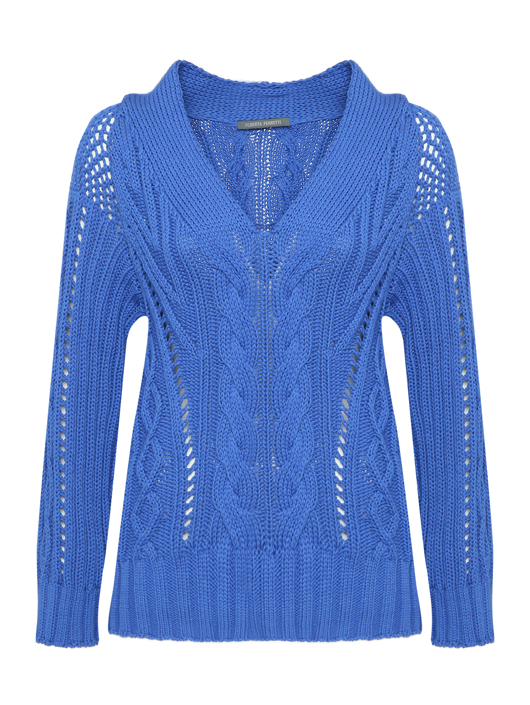 Alberta Ferretti Джемпер крупной вязки