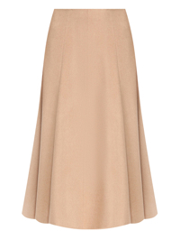 Max Mara Однотонная юбка из шерсти