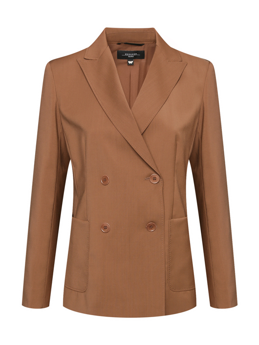 Weekend Max Mara Двубортный жакет из шерсти