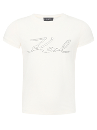 Karl Lagerfeld Футболка из хлопка с логотипом