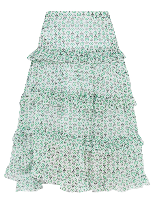 Ermanno Scervino Junior Юбка из вискозы с узором