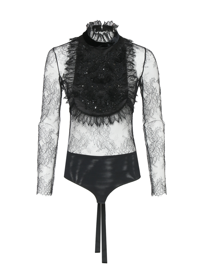 Zuhair Murad Боди из кружева