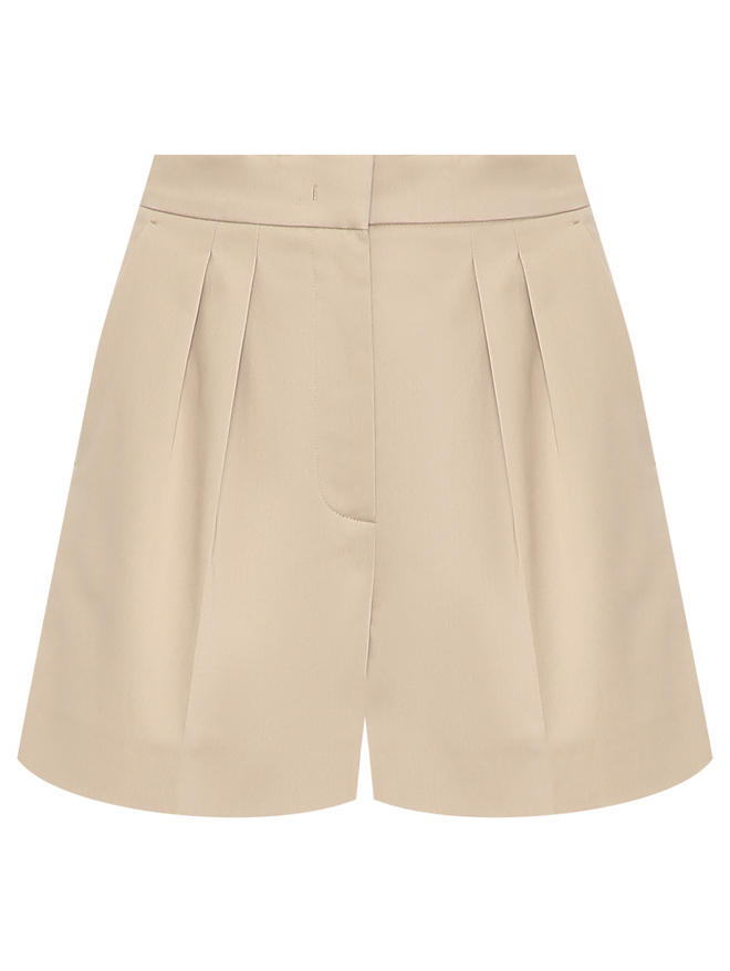 Max Mara Шорты из хлопка с защипами