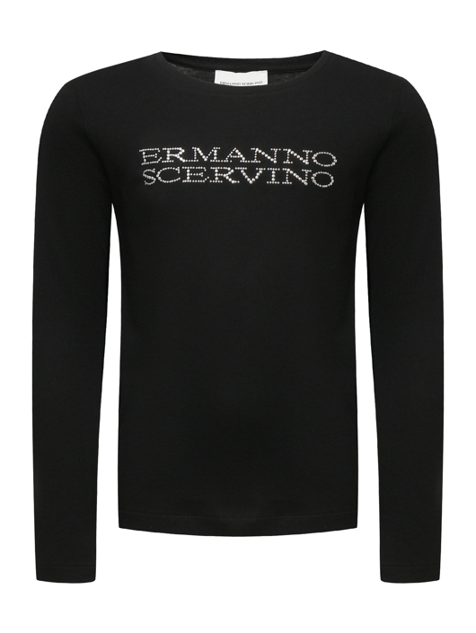 Ermanno Scervino Junior Футболка с длинным рукавом из хлопка