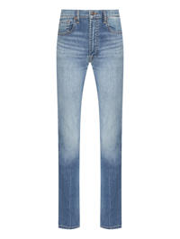 7 For All Mankind Джинсы из хлопка с потертостями