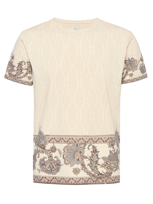 Etro Футболка из хлопка с узором