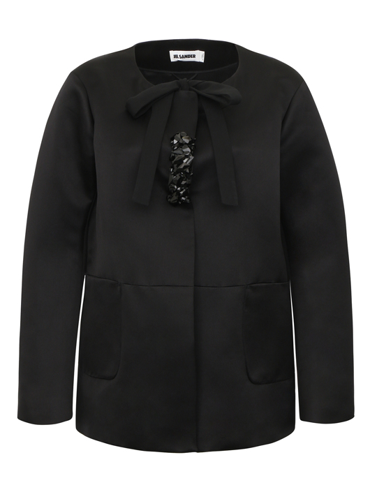 Jil Sander Жакет удлиненный из шелка