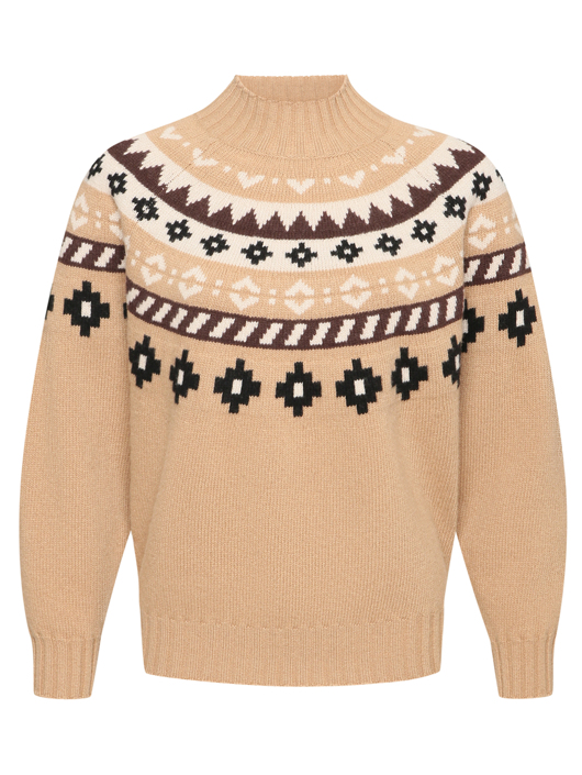 Weekend Max Mara Джемпер из шерсти с узором