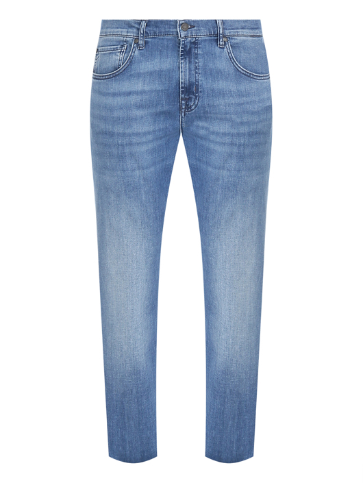 7 For All Mankind Джинсы прямого кроя из хлопка