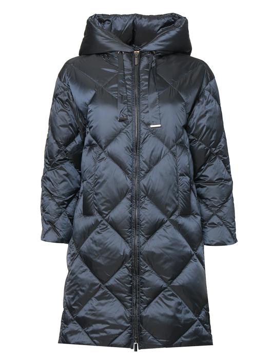 Max Mara Стеганный пуховик с капюшоном