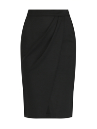Max Mara Юбка однотонная из шерсти