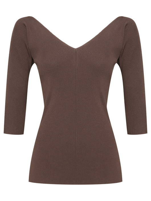Weekend Max Mara Трикотажный лонгслив с рукавами 3/4