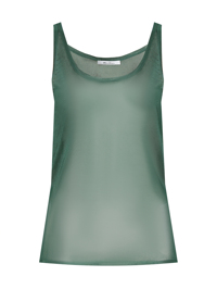 Max Mara Трикотажный топ с круглым вырезом