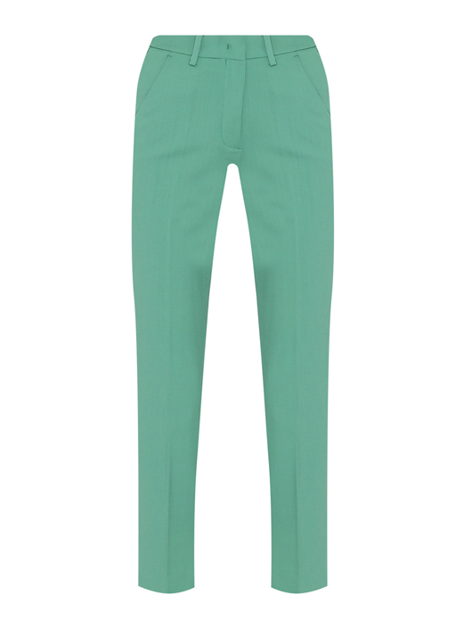 Weekend Max Mara Однотонные брюки из шерсти