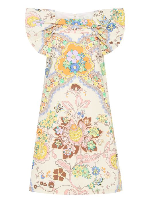 Etro Платье из хлопка с узором