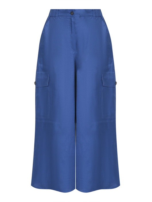 Weekend Max Mara Брюки-карго из льна