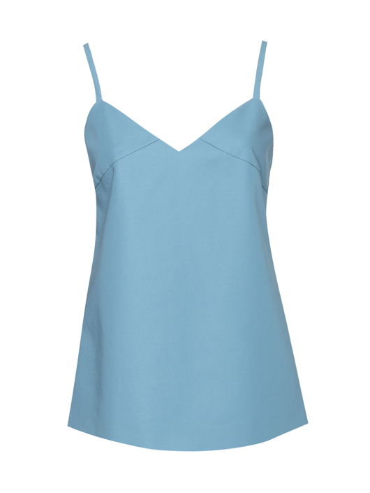 Max Mara Топ из хлопка на тонких бретелях
