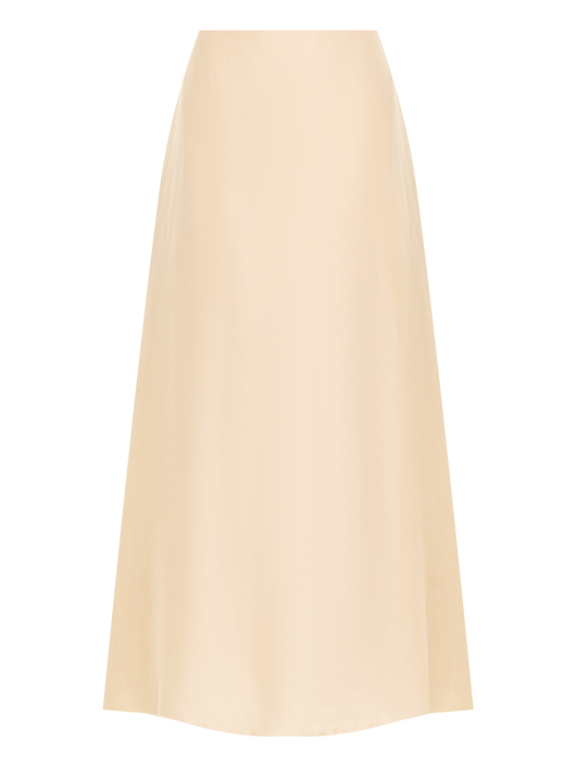 Alberta Ferretti Однотонная юбка из шелка