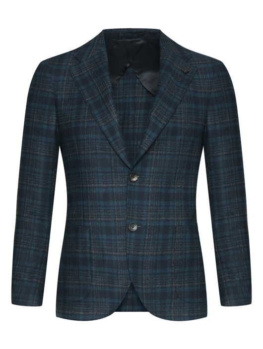 LARDINI Пиджак из шерсти в клетку
