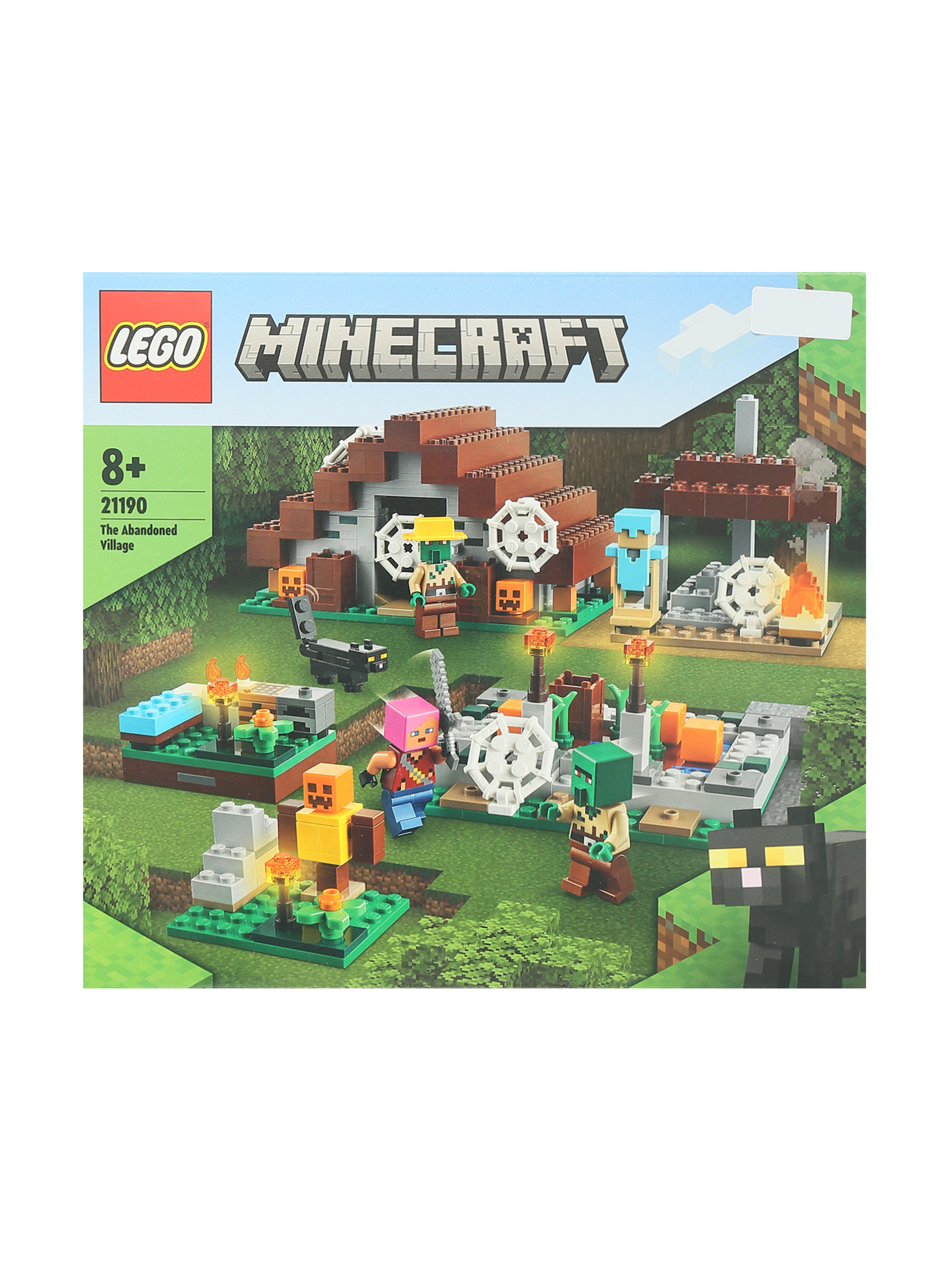 Конструктор lego minecraft заброшенная деревня