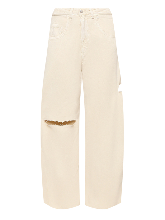 Icon Denim La Широкие джинсы с рваным эффектом