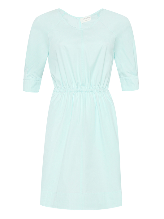 Sportmax Платье-мини из хлопка на резинке
