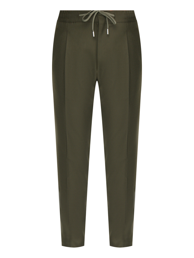LARDINI Брюки из шерсти на резинке