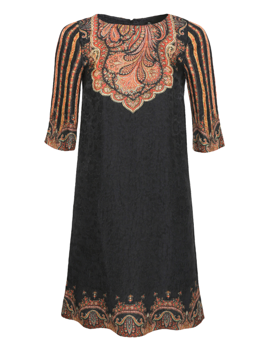 Etro Платье прямого кроя с узором