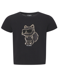 Karl Lagerfeld Футболка из хлопка с логотипом