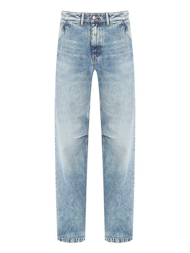 Icon Denim La Джинсы широкого кроя с эффектом потертости