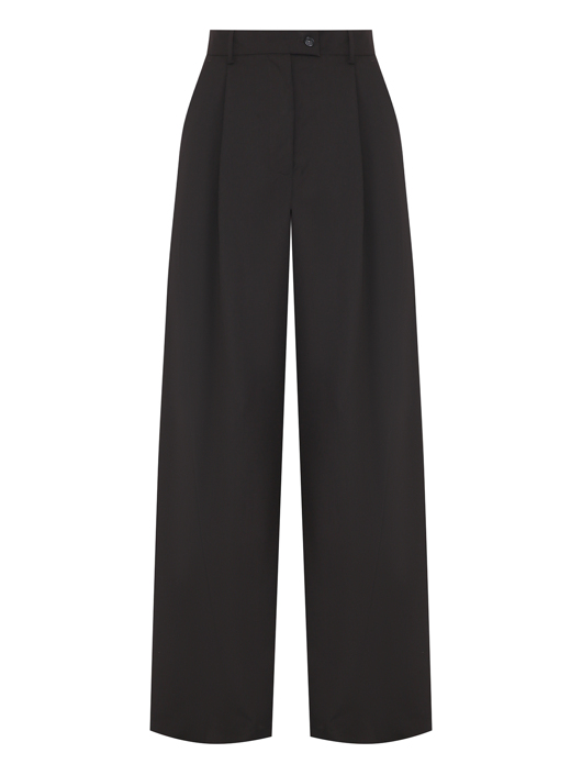 Sportmax Брюки из шерсти с защипами