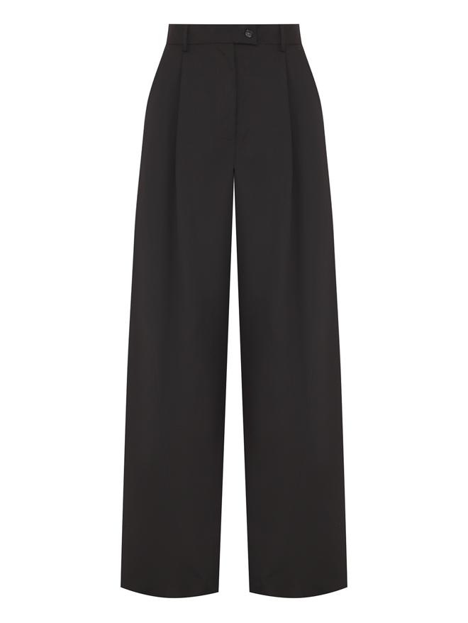 Sportmax Брюки из шерсти с защипами
