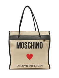 Moschino Сумка из текстиля с логотипом