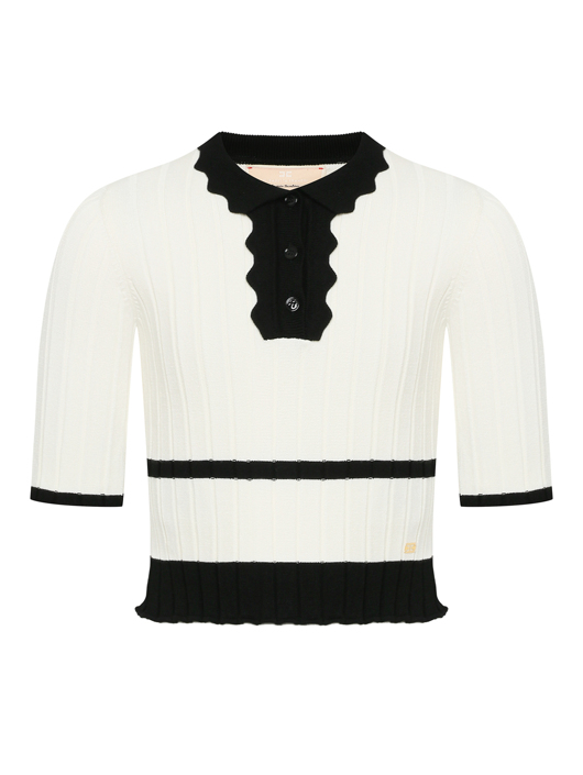 Elisabetta Franchi Трикотажный джемпер с воротником