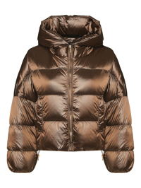 Max Mara Укороченный пуховик с капюшоном