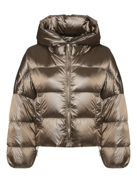 Max Mara Укороченный пуховик с капюшоном
