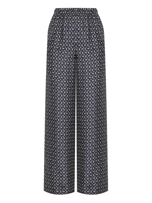 Max Mara Шелковые брюки на резинке