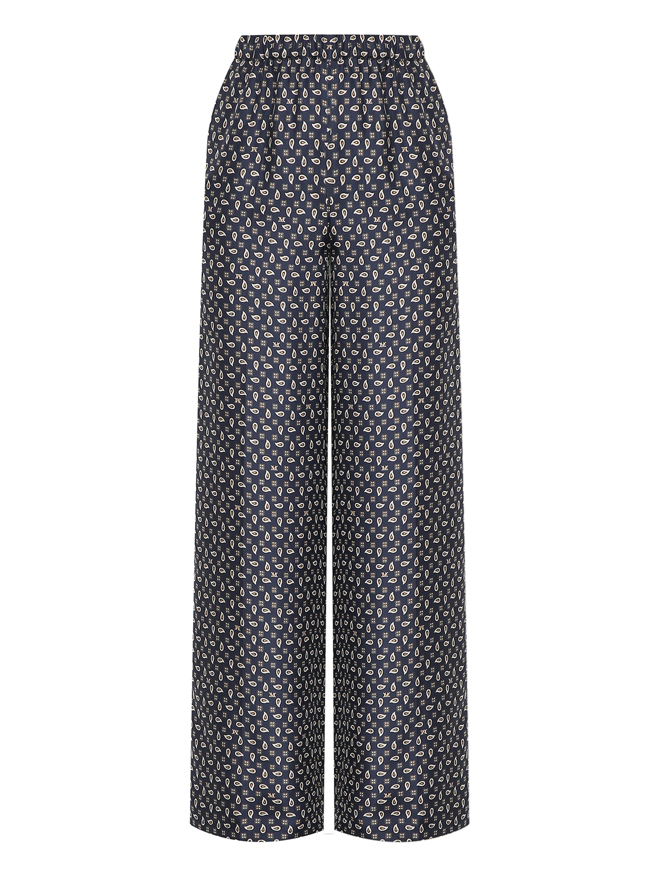 Max Mara Шелковые брюки на резинке