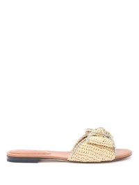 Marina Rinaldi Плетеные мюли с кристаллами