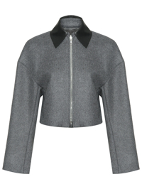 Sportmax Укороченное полупальто из шерсти