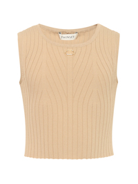 TWINSET Трикотажный топ с логотипом