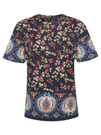Etro Футболка из хлопка с узором