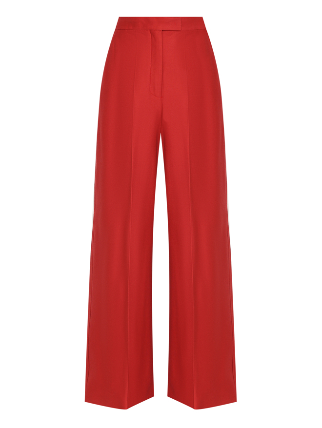 Max Mara Однотонные брюки из хлопка