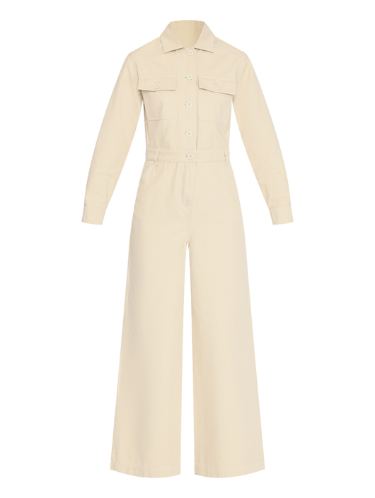 Weekend Max Mara Комбинезон из денима на пуговицах