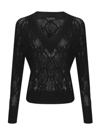 Ermanno Scervino Джемпер из шерсти с V-образным вырезом