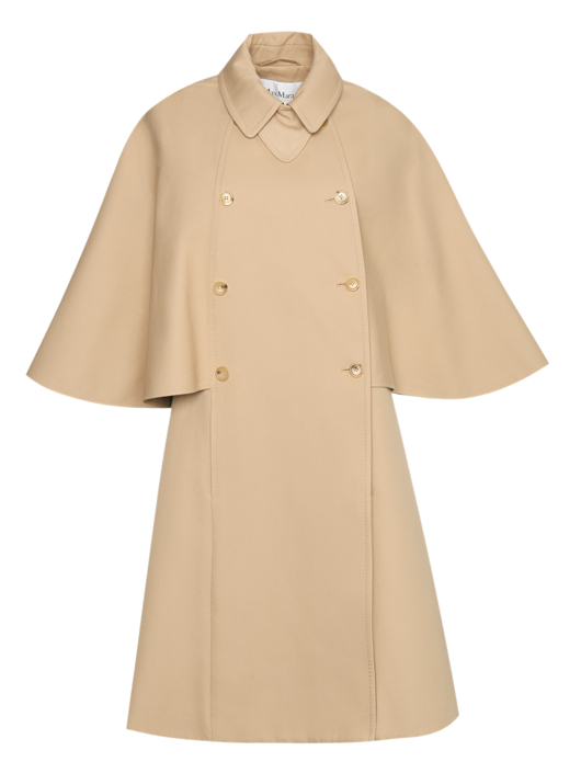 Max Mara Плащ из хлопка